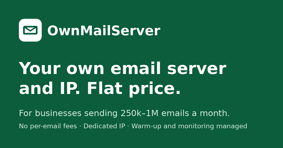 Contact OwnMailServer: Email Server Setup & Help